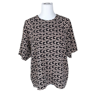 Unisex InWear - Lühikeste käistega pluus, suurus 40 - Beige (1)