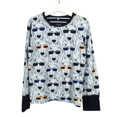 Unisex Polarn O. Pyret - Trikotaažist pluus, suurus 122 - 128 - Helesinine ()