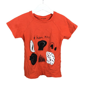 Unisex Papu - T-särk, suurus 134 - 140 - Oranž (1)