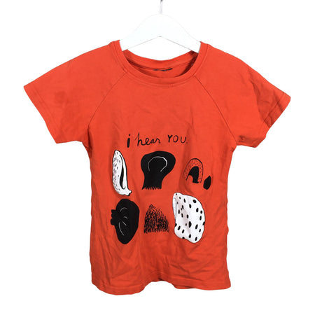 Unisex Papu - T-särk, suurus 134 - 140 - Oranž ()