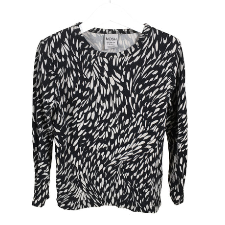 Unisex NOSH - Trikotaažist pluus, suurus 122 - 128 - Must ()