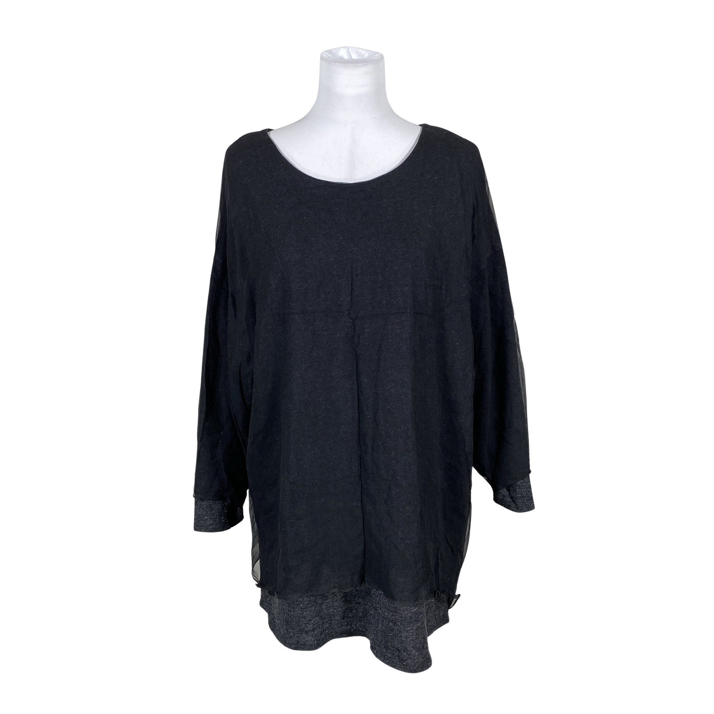 Unisex Tarja Niskanen - Trikotaažist tuunika, suurus 38 - Must (1)