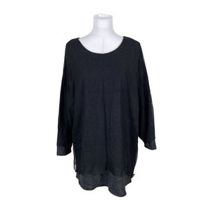 Unisex Tarja Niskanen - Trikotaažist tuunika, suurus 38 - Must (1)