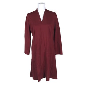 Unisex Voglia - Trikotaažist kleit, suurus 40 - Veinipunane (1)