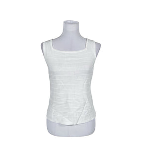 Unisex Promise - Trikotaažist topp, suurus 40 - Valge (1)