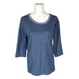 Unisex Kaffe - Dressikangast pluus, suurus 36 - Sinine ()