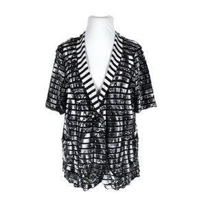 Unisex Mona Lisa - Dressikangast jakk, suurus 44 - Valge (1)