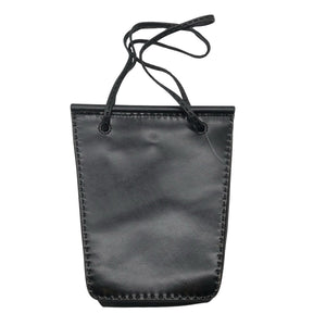 Unisex Handmade - Õlakott, suurus Midi - Must (1)