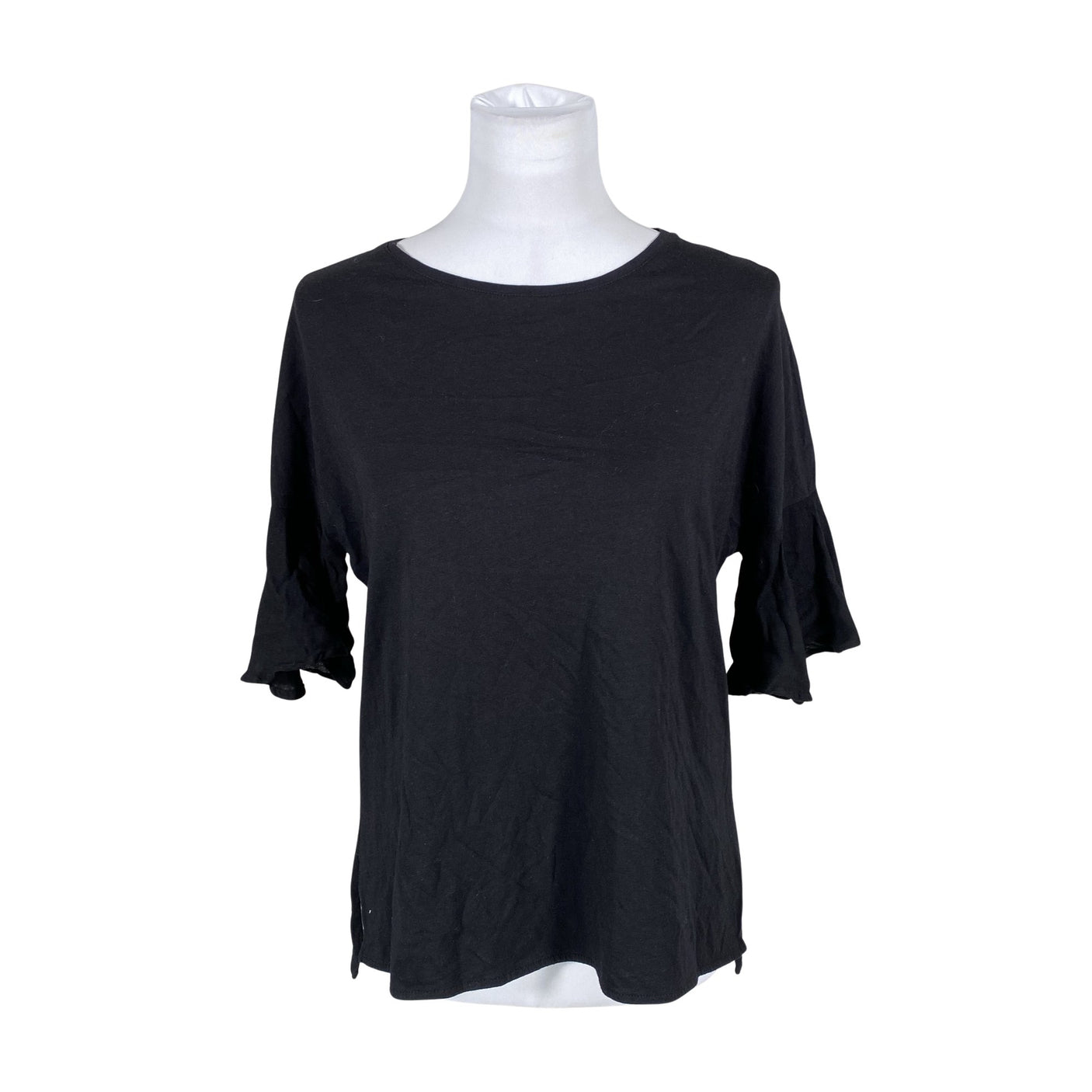 Unisex Massimo Dutti - T-särk, suurus 38 - Must (1)