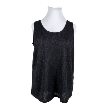 Unisex Zizzi - Trikotaažist topp, suurus 46 - Must ()