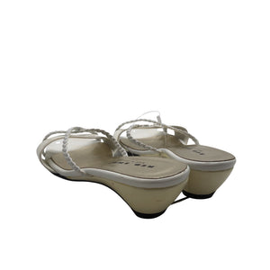 Unisex Red Shoe - Kontsaga rihmikud, suurus 37 - Valge (2)