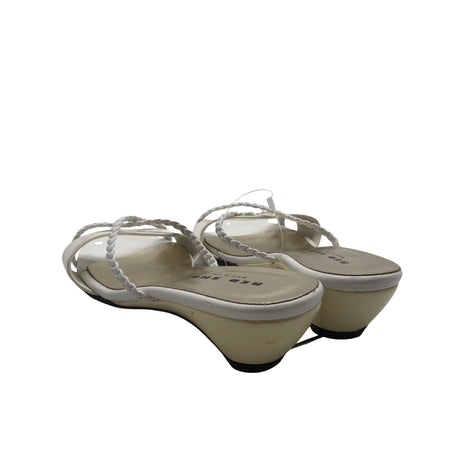 Unisex Red Shoe - Kontsaga rihmikud, suurus 37 - Valge (2)