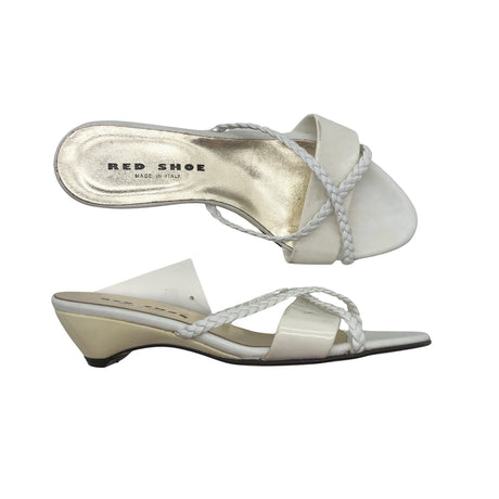 Unisex Red Shoe - Kontsaga rihmikud, suurus 37 - Valge ()