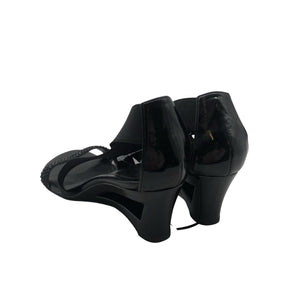 Unisex Red Shoe - Kontsaga rihmikud, suurus 37 - Must (2)