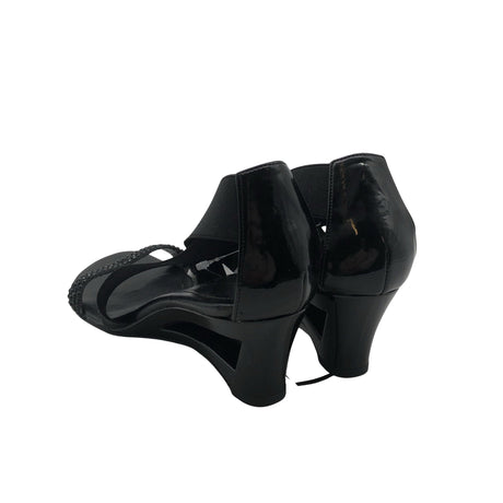 Unisex Red Shoe - Kontsaga rihmikud, suurus 37 - Must (2)