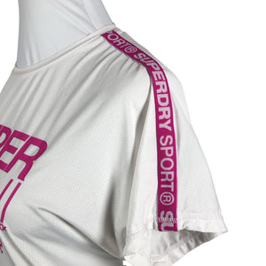 Unisex Superdry - Spordisärk, lühikesed käised, suurus 38 - Valge (2)