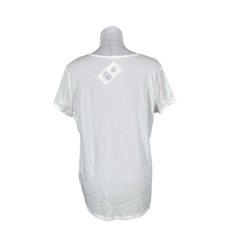 Unisex Opus - Lühikeste käistega pluus, suurus 38 - Valge (2)