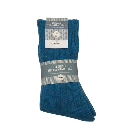 Unisex Helsingin Villasukkatehdas - Villased sokid, suurus 38 - Sinine ()