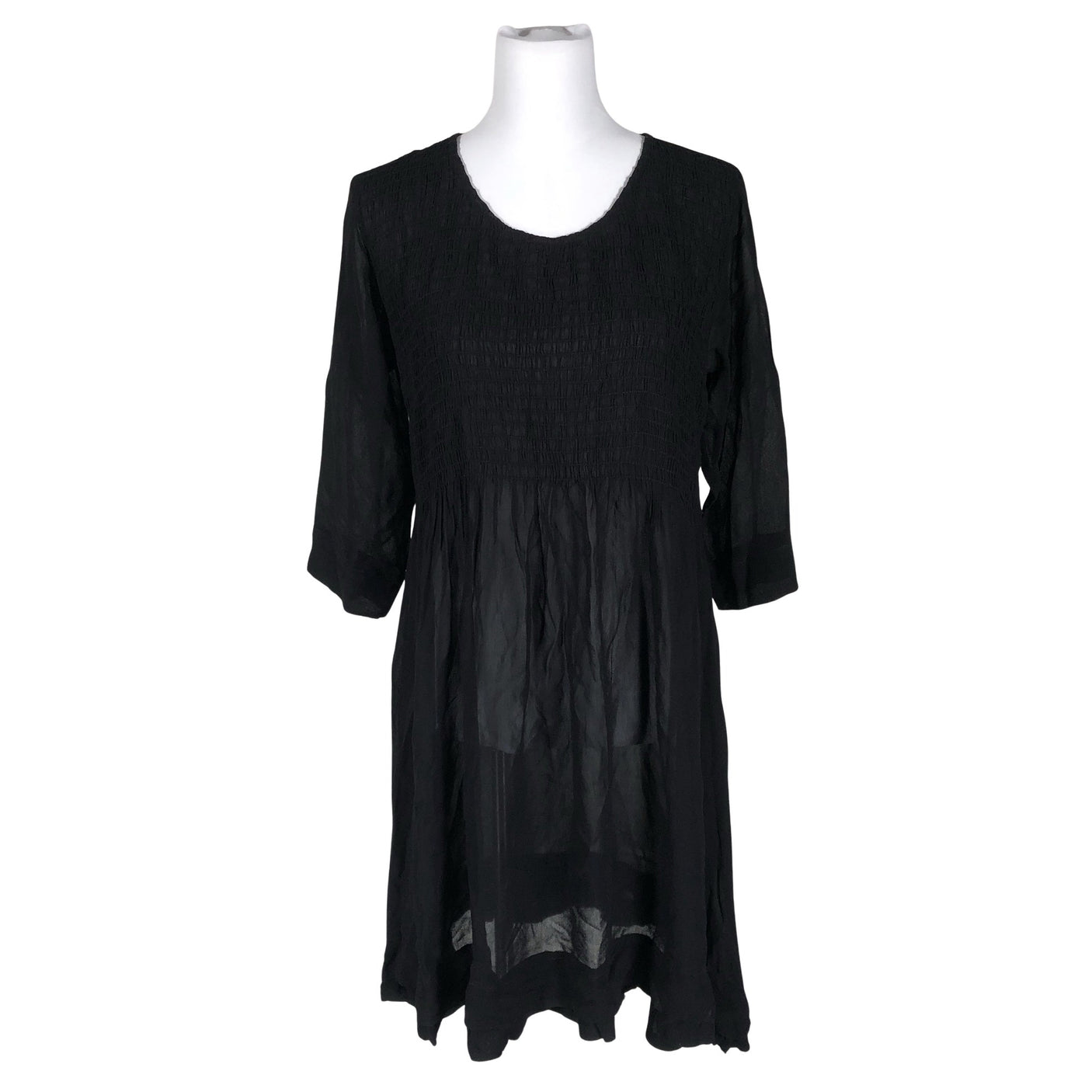 Unisex The Masai - Õhuke kleit, suurus 38 - Must (1)