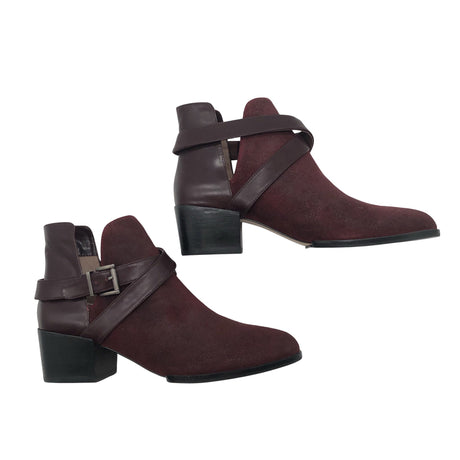 Unisex Sens-O - Poolsaapad, suurus 38 - Veinipunane ()