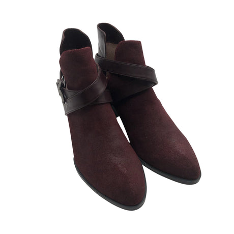 Unisex Sens-O - Poolsaapad, suurus 38 - Veinipunane (2)