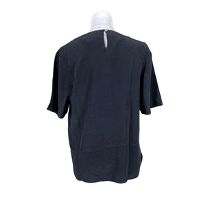 Unisex Stockmann - Lühikeste käistega pluus, suurus 40 - Must (2)