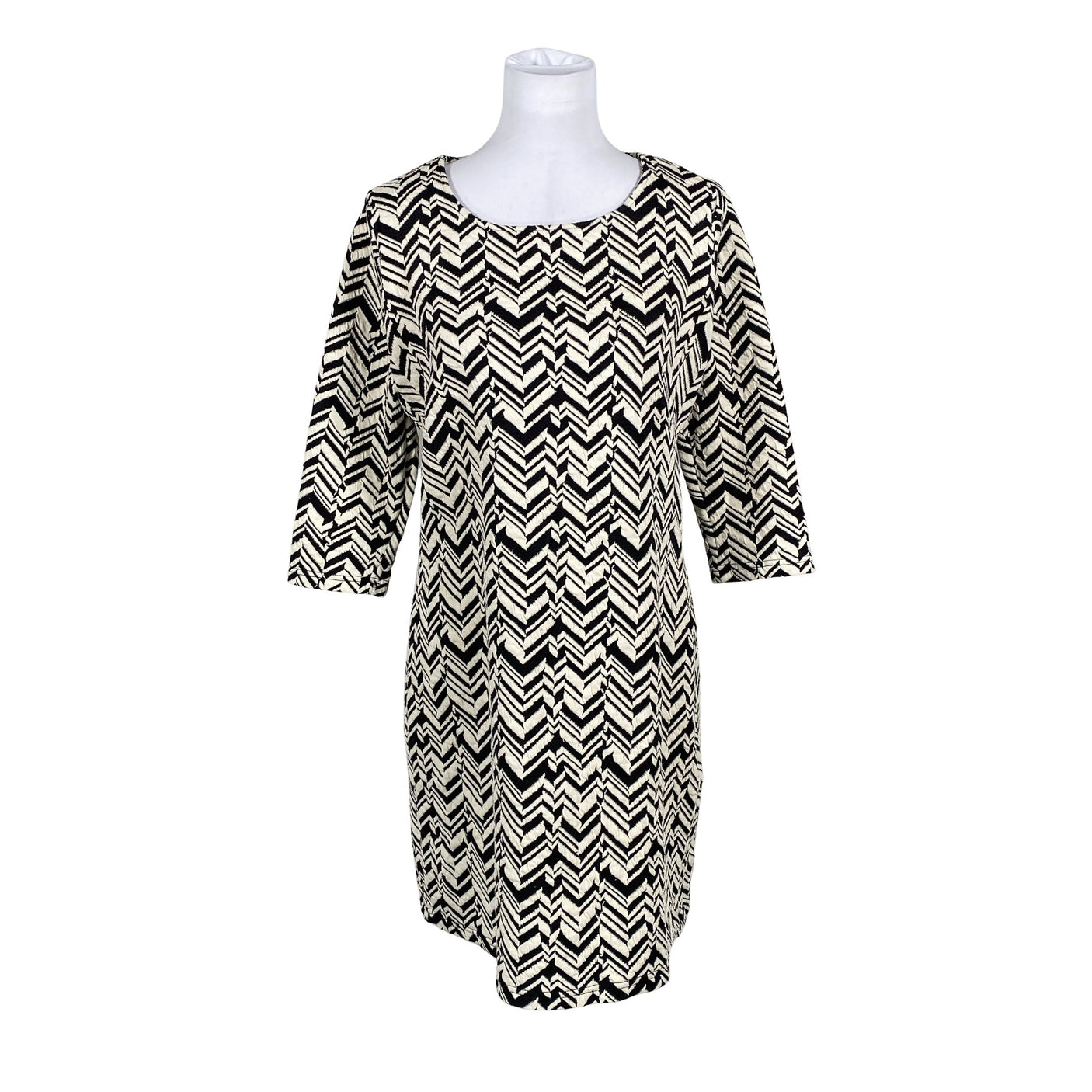 Unisex Soyaconcept - Trikotaažist kleit, suurus 40 - Looduslik valge (1)