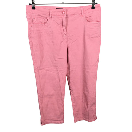 Unisex Walbusch - Mittevenivad poolpikad püksid, suurus 44 - Heleroosa ()