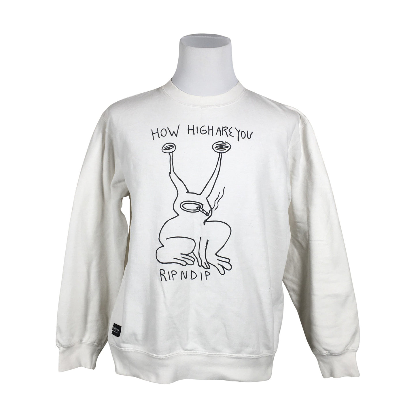 Unisex Ripndip - Dressikangast pluus, suurus L - Valge (1)