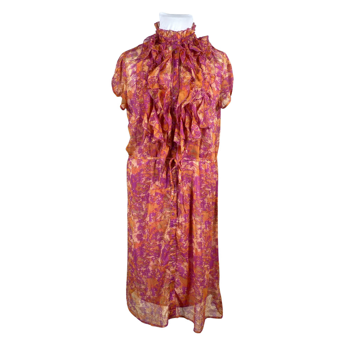 Unisex Saint Tropez - Õhuke kleit, suurus 42 - Roosa (1)