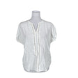 Unisex Opus - Lühikeste käistega pluus, suurus 40 - Valge ()