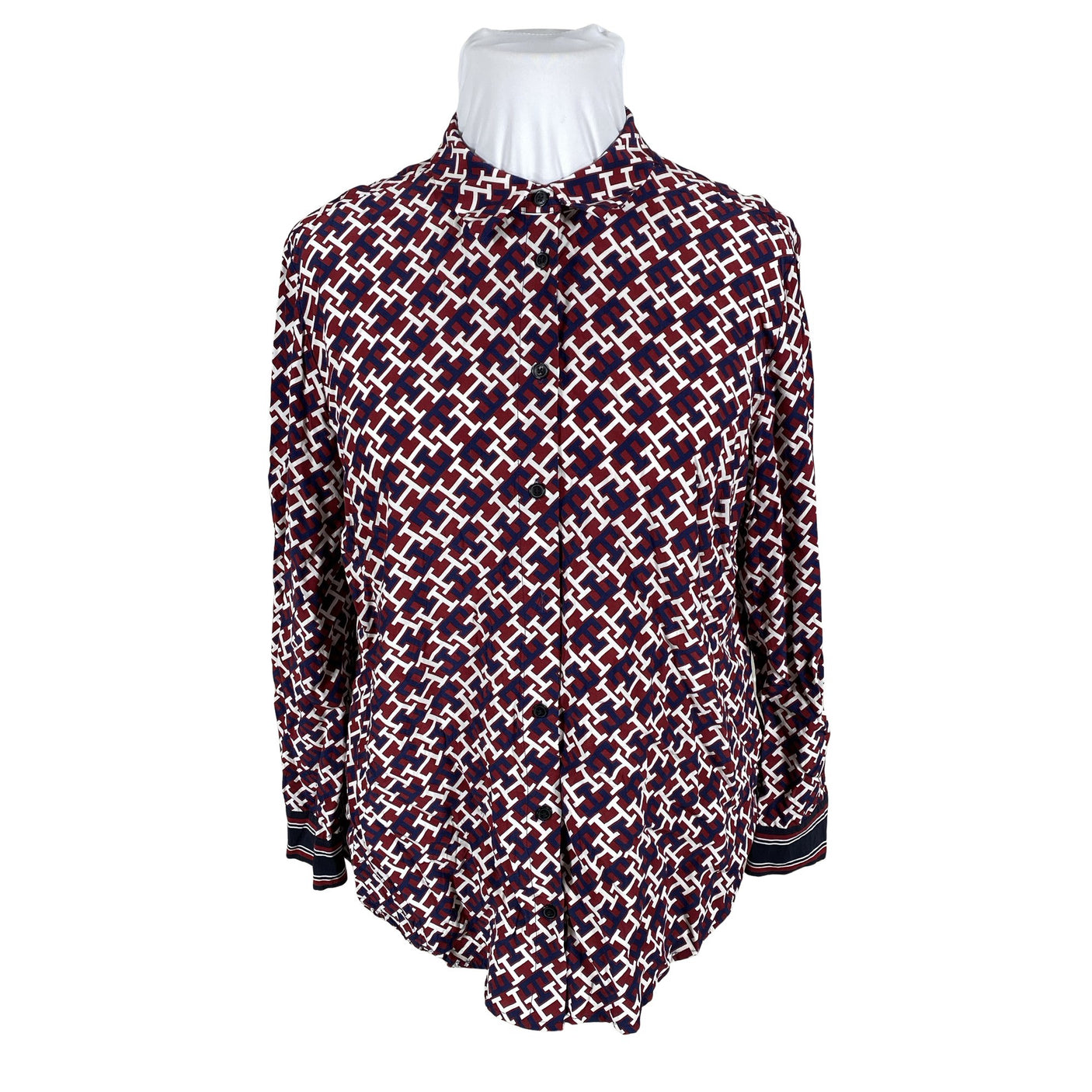 Unisex Tommy Hilfiger - Pluus, suurus 46 - Veinipunane (1)