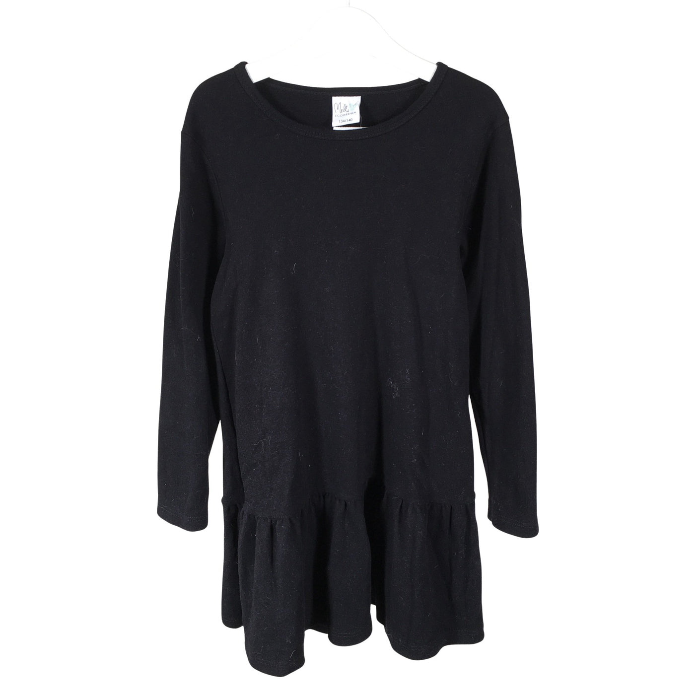 Unisex Melli - Trikotaažist kleit, suurus 134 - 140 - Must (1)