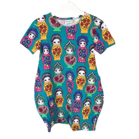 Unisex Versonpuoti - Trikotaažist kleit, suurus 140 - 146 - Türkiis ()