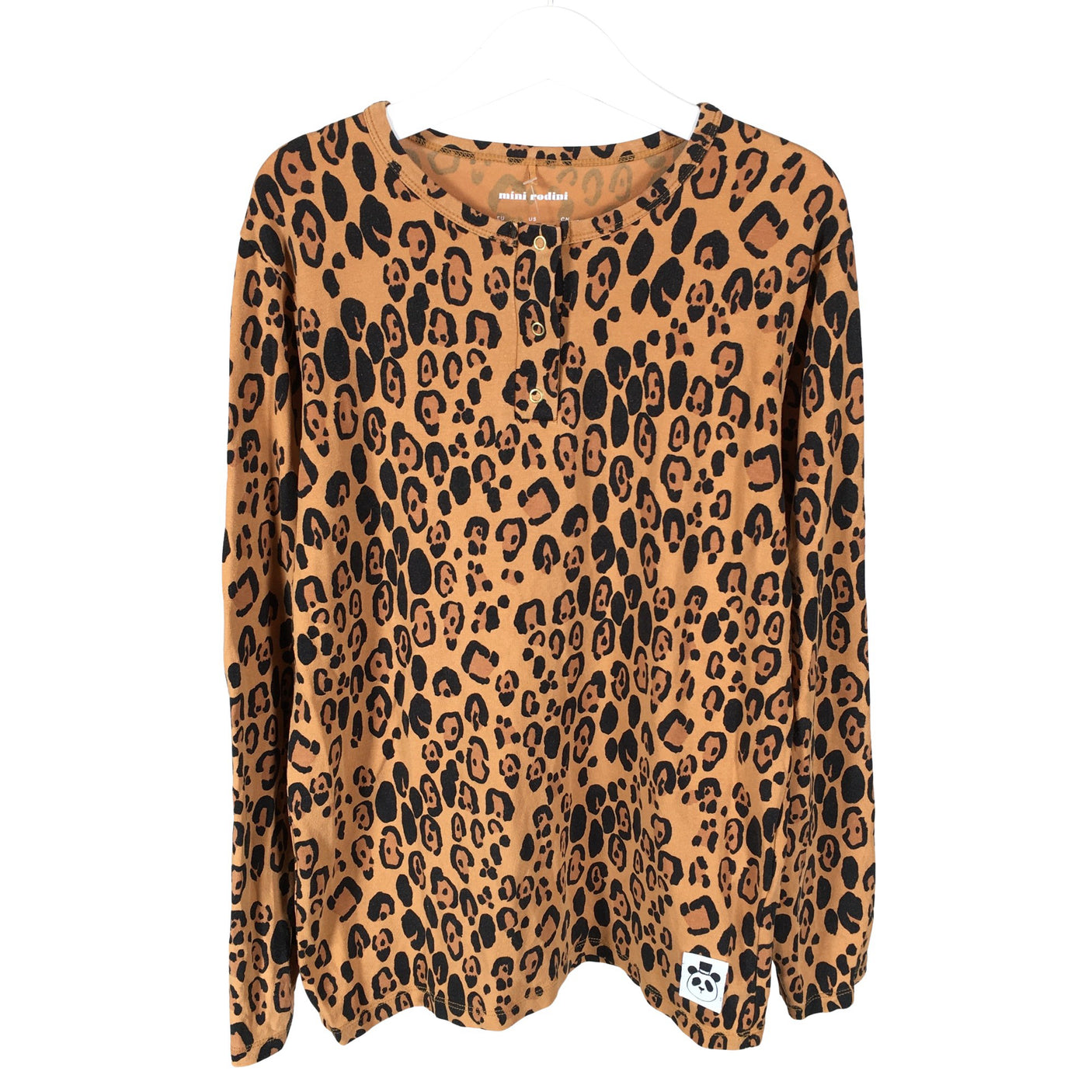 Unisex Mini Rodini - Trikotaažist pluus, suurus 140 - 146 - Pruun (1)
