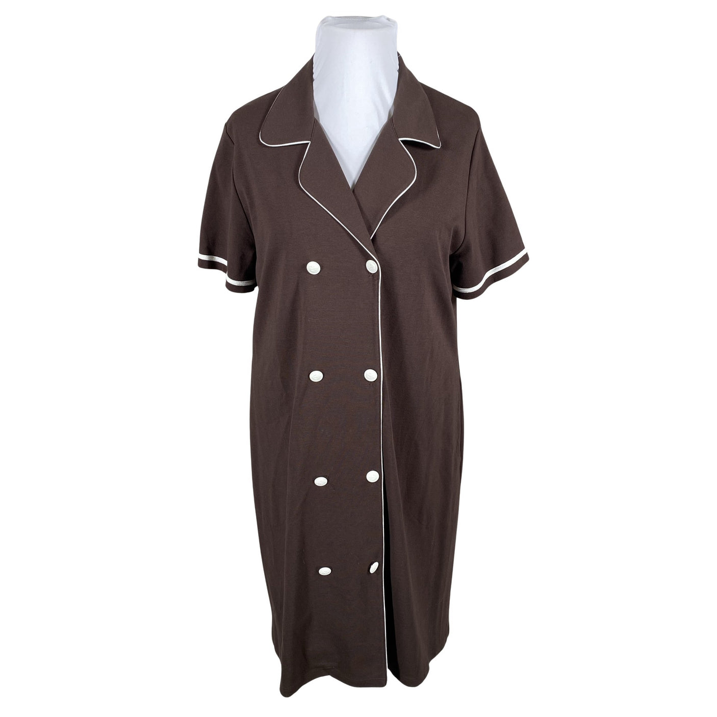 Unisex Nanso - Trikotaažist kleit, suurus 42 - Pruun (1)