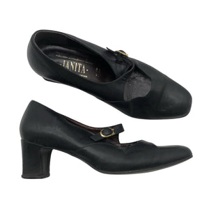 Unisex Janita - Kontsakingad, suurus 40 - Must (1)