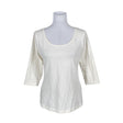 Unisex Escada Sport - Trikotaažist pluus, suurus 40 - Looduslik valge ()