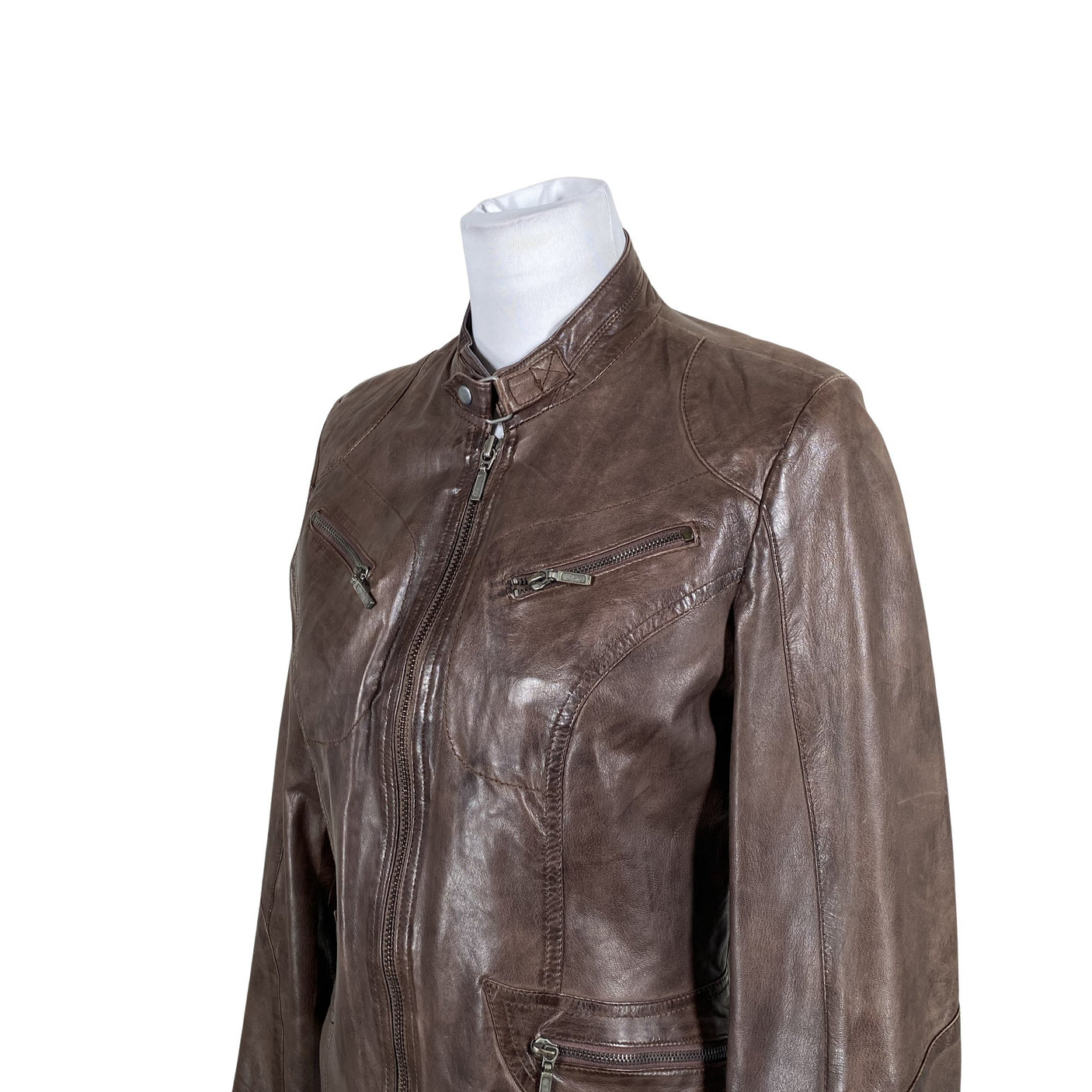 Unisex Saki - Nahktagi, suurus 36 - Pruun (2)