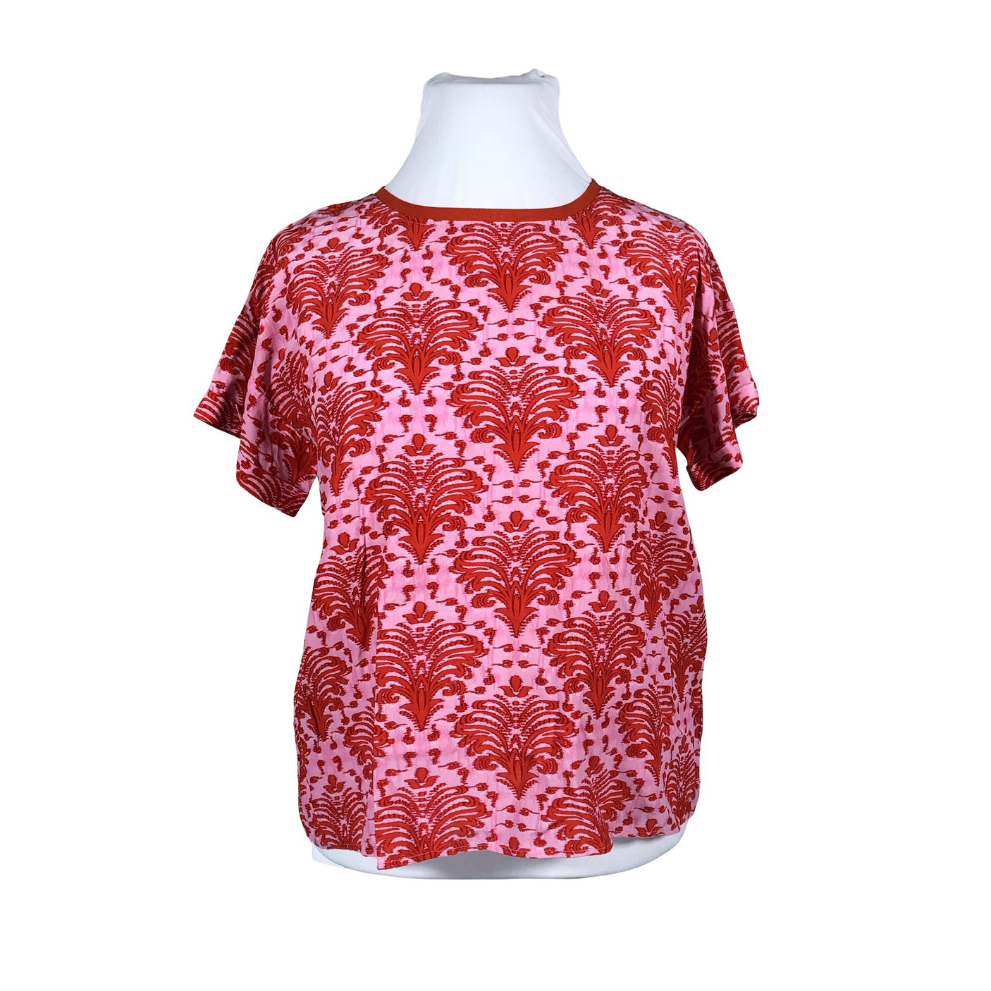 Unisex Karen by Simonsen - Lühikeste käistega pluus, suurus 42 - Roosa (1)