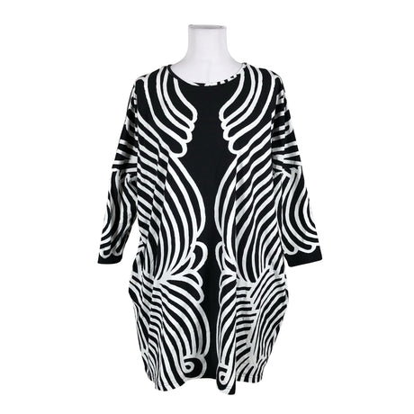Unisex Vimma - Trikotaažist tuunika, suurus 40 - Valge ()