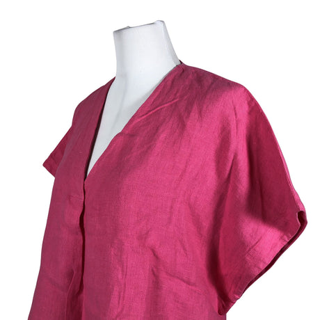 Unisex Papu - Lühikeste käistega pluus, suurus 40 - Roosa (2)