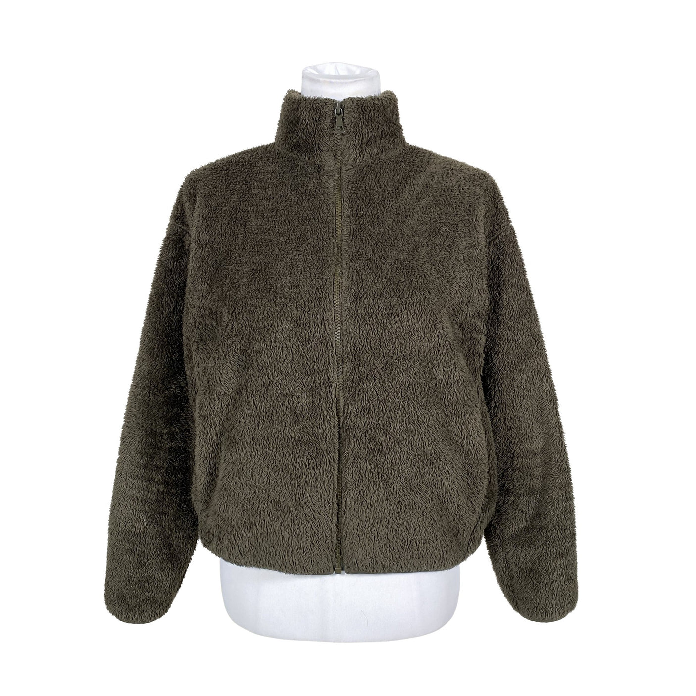 Unisex Uniqlo - Fliisjakk, suurus 36 - Roheline (1)