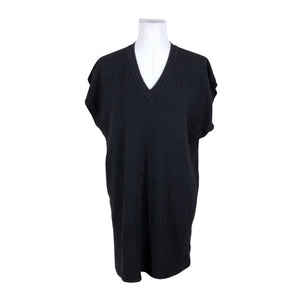Unisex Niinmun design - Kootud tuunika, suurus 38 - Must (1)