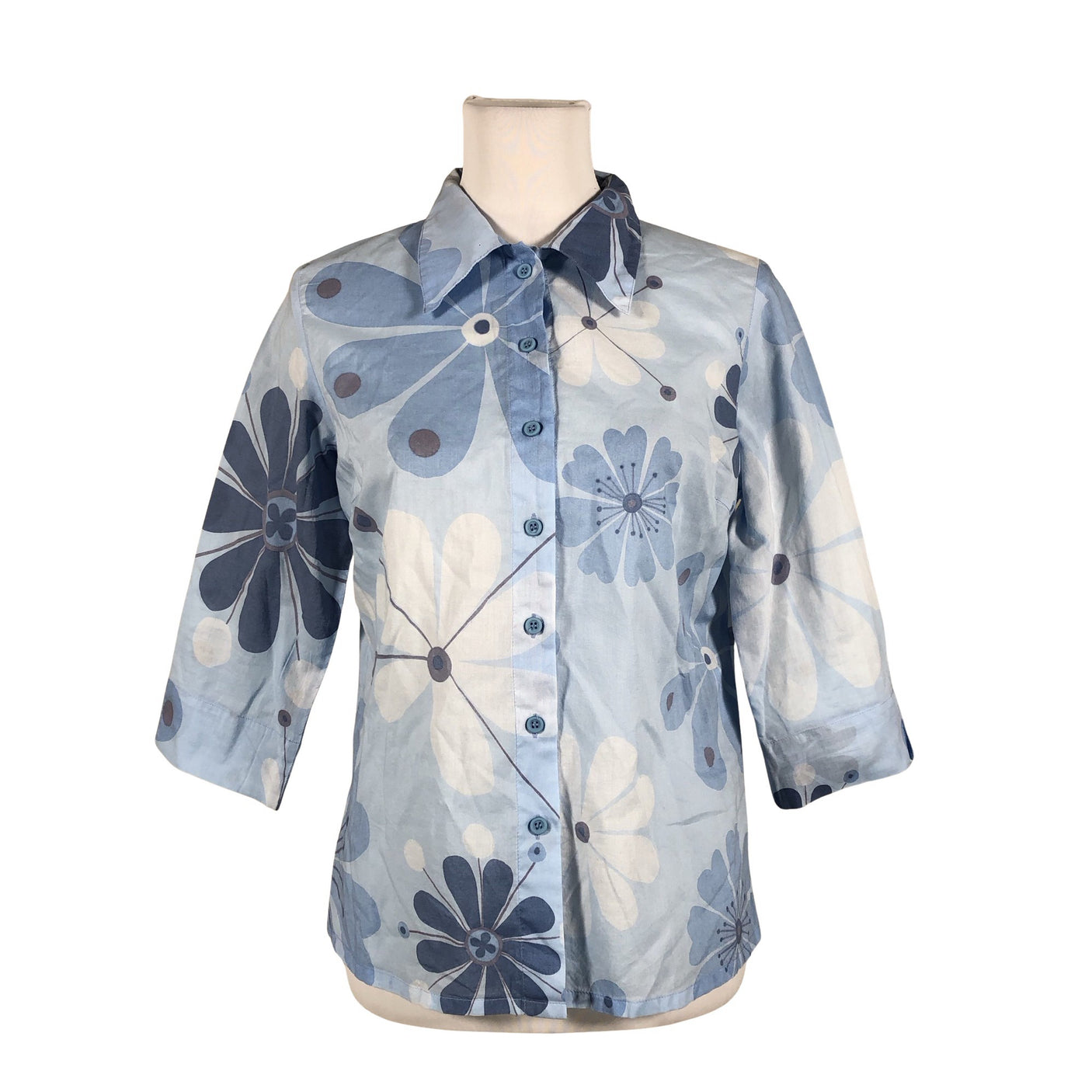 Unisex Marimekko - Triiksärk, suurus 40 - Helesinine (1)