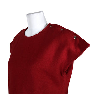 Unisex Vuokko - Kootud kleit, suurus 36 - Punane (2)