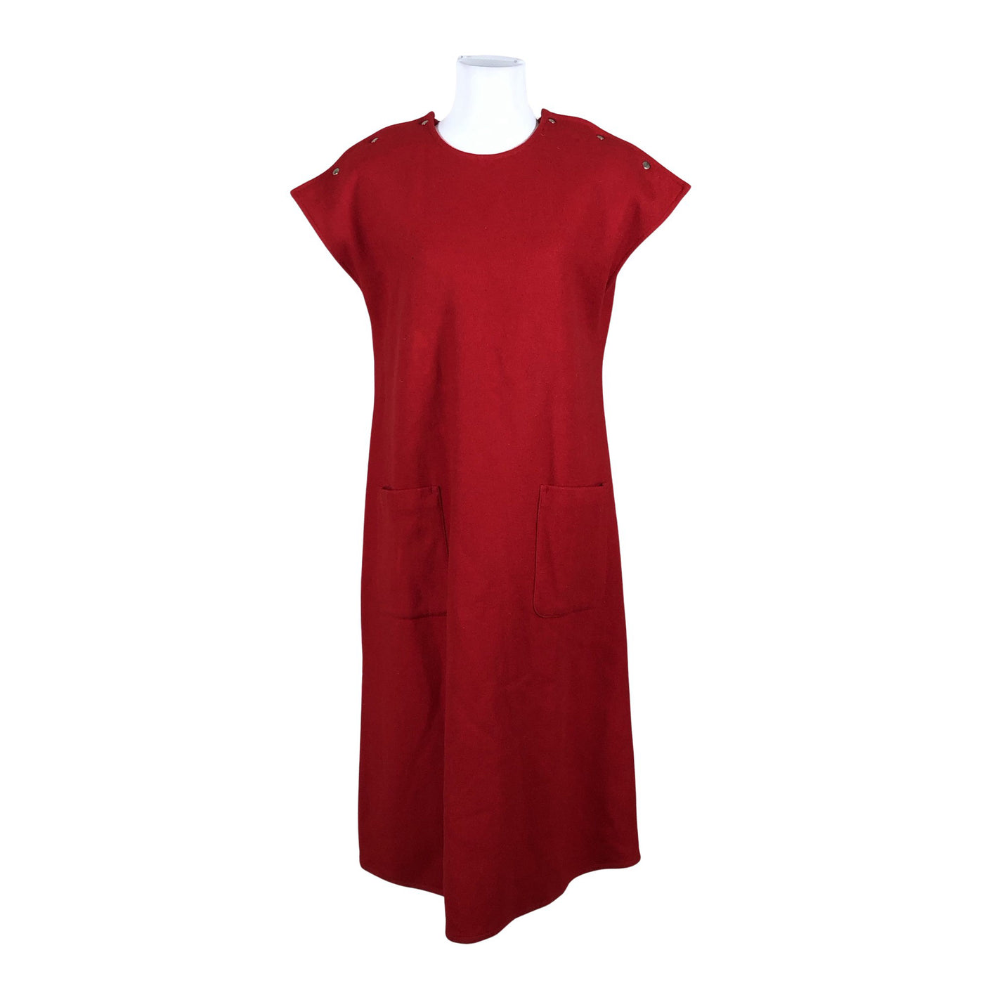 Unisex Vuokko - Kootud kleit, suurus 36 - Punane (1)