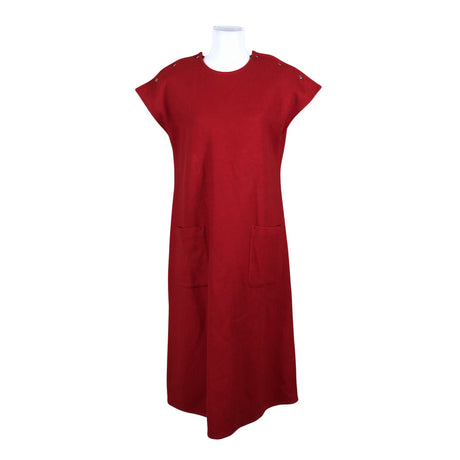 Unisex Vuokko - Kootud kleit, suurus 36 - Punane ()