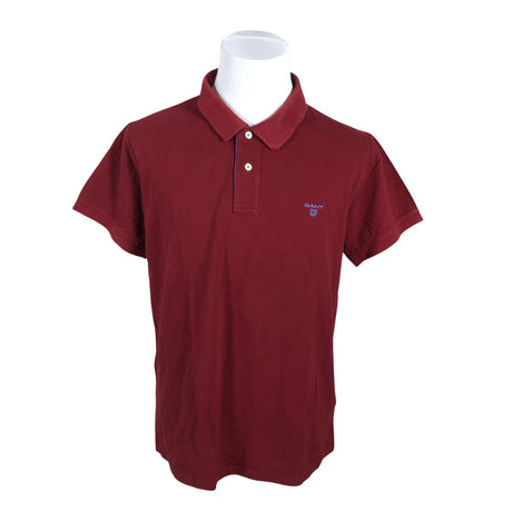 Unisex Gant - Polosärk, suurus XXXL - Veinipunane ()