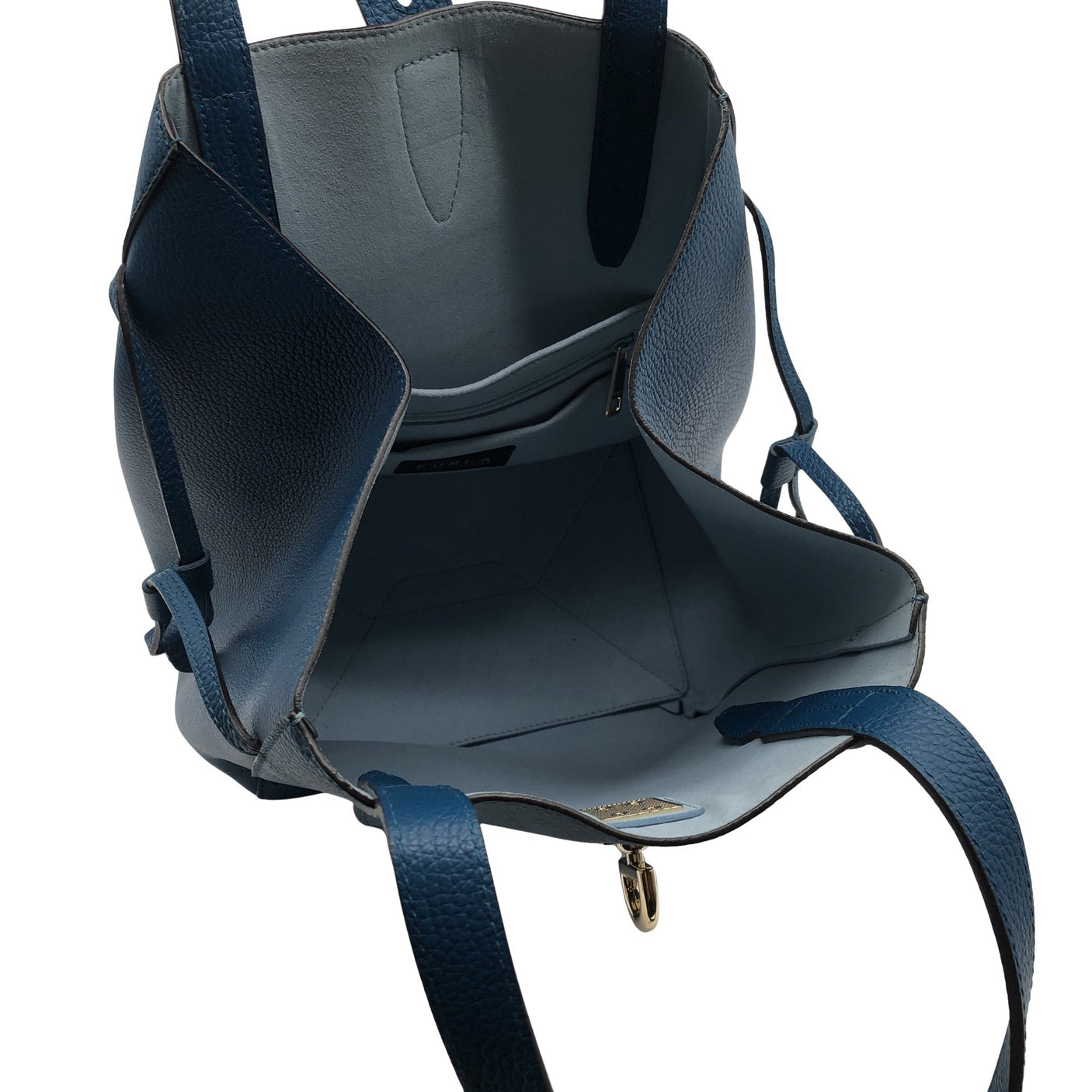 Unisex Furla - Käekott, suurus Maxi - Sinine (3)